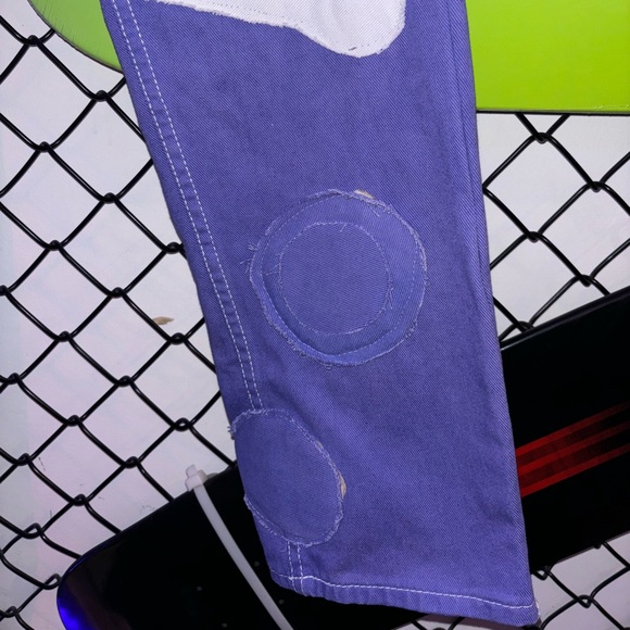 Purple Skull Designer Jeans - Picture 5 of 7